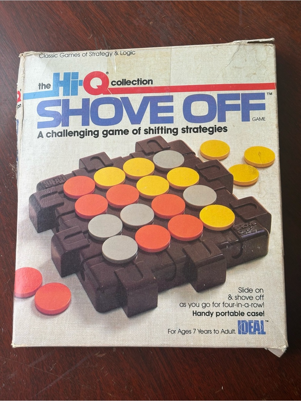 1984 Shove Off board game from the Hi-Q collection, published by Ideal